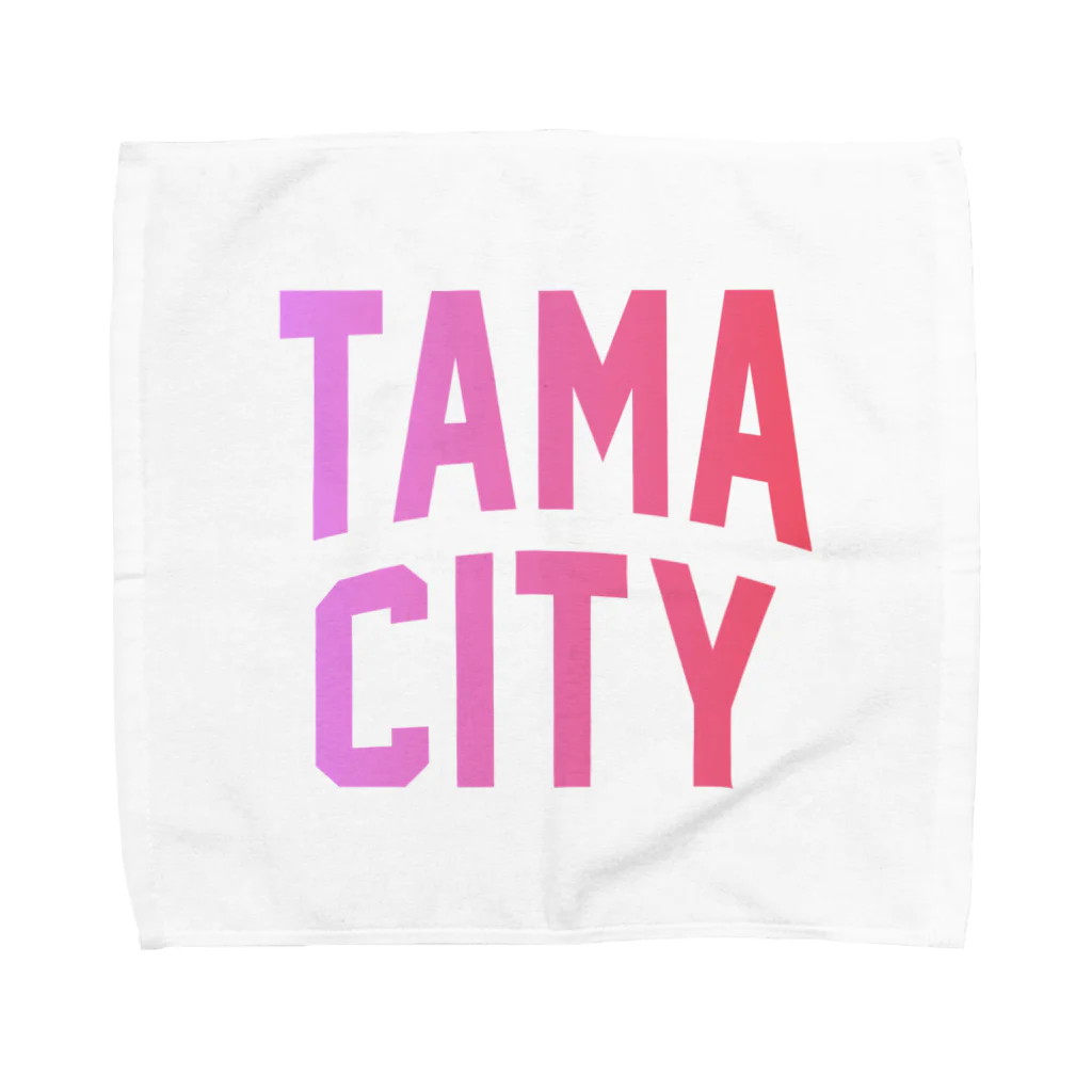 JIMOTO Wear Local Japanの多摩市 TAMA CITY タオルハンカチ