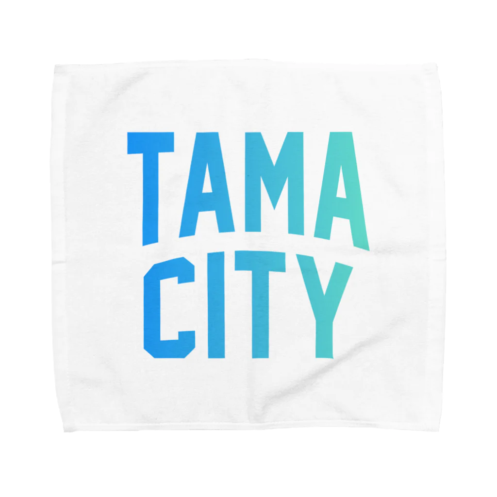 JIMOTO Wear Local Japanの多摩市 TAMA CITY タオルハンカチ