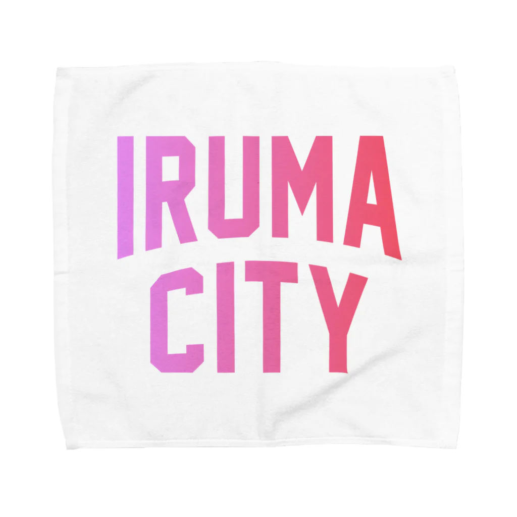 JIMOTO Wear Local Japanの入間市 IRUMA CITY タオルハンカチ