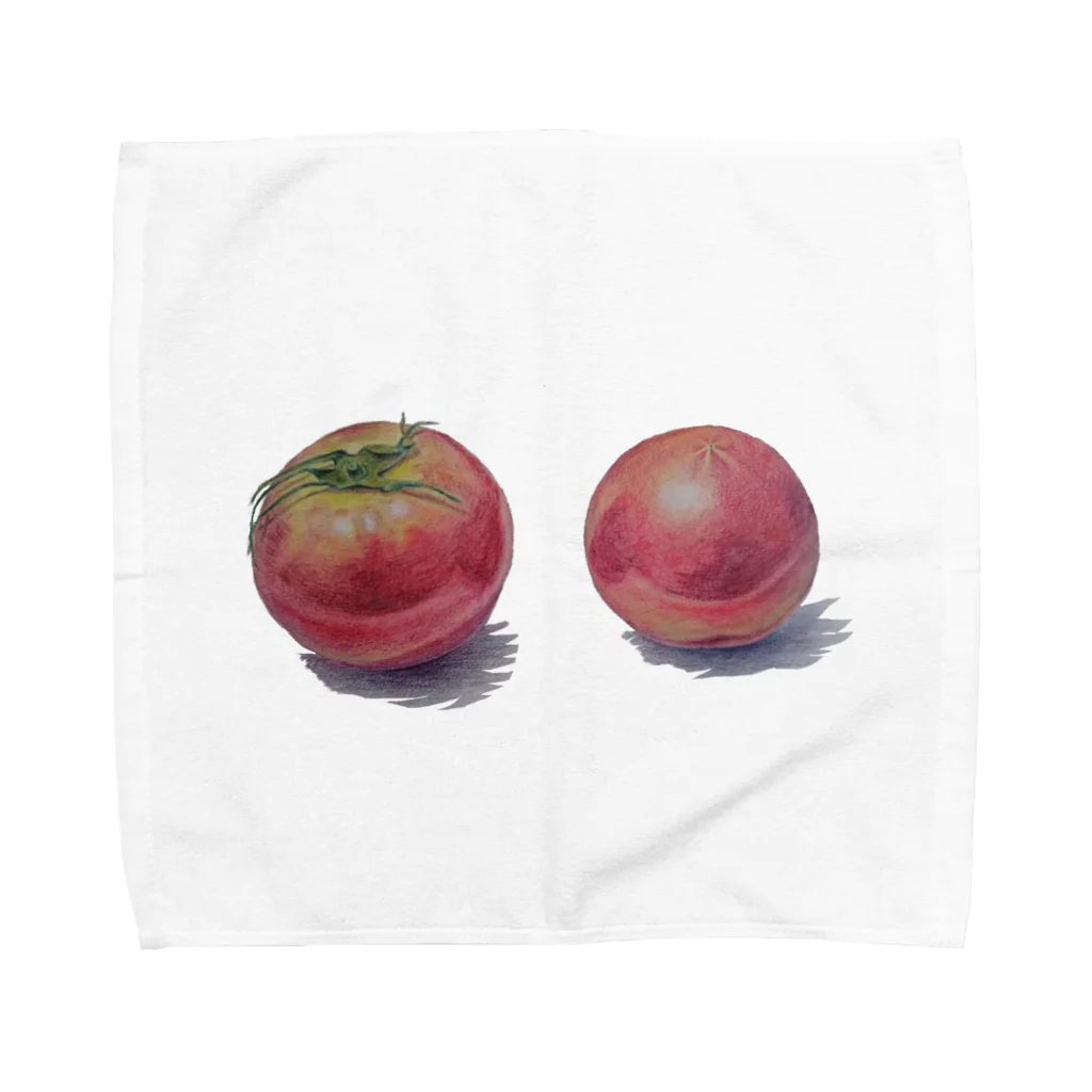 モトコ商店のスティルライフ_トマト Towel Handkerchief