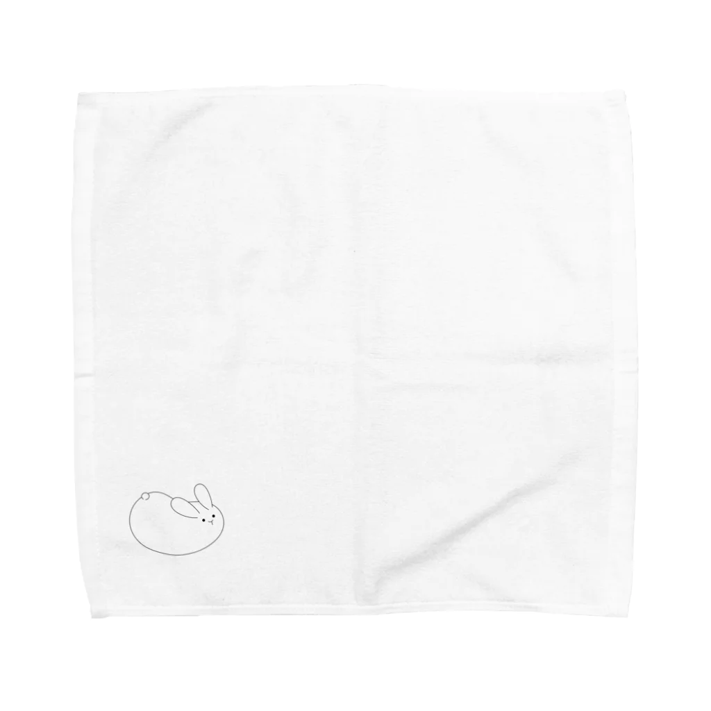 ゆるのゆるうさ Towel Handkerchief