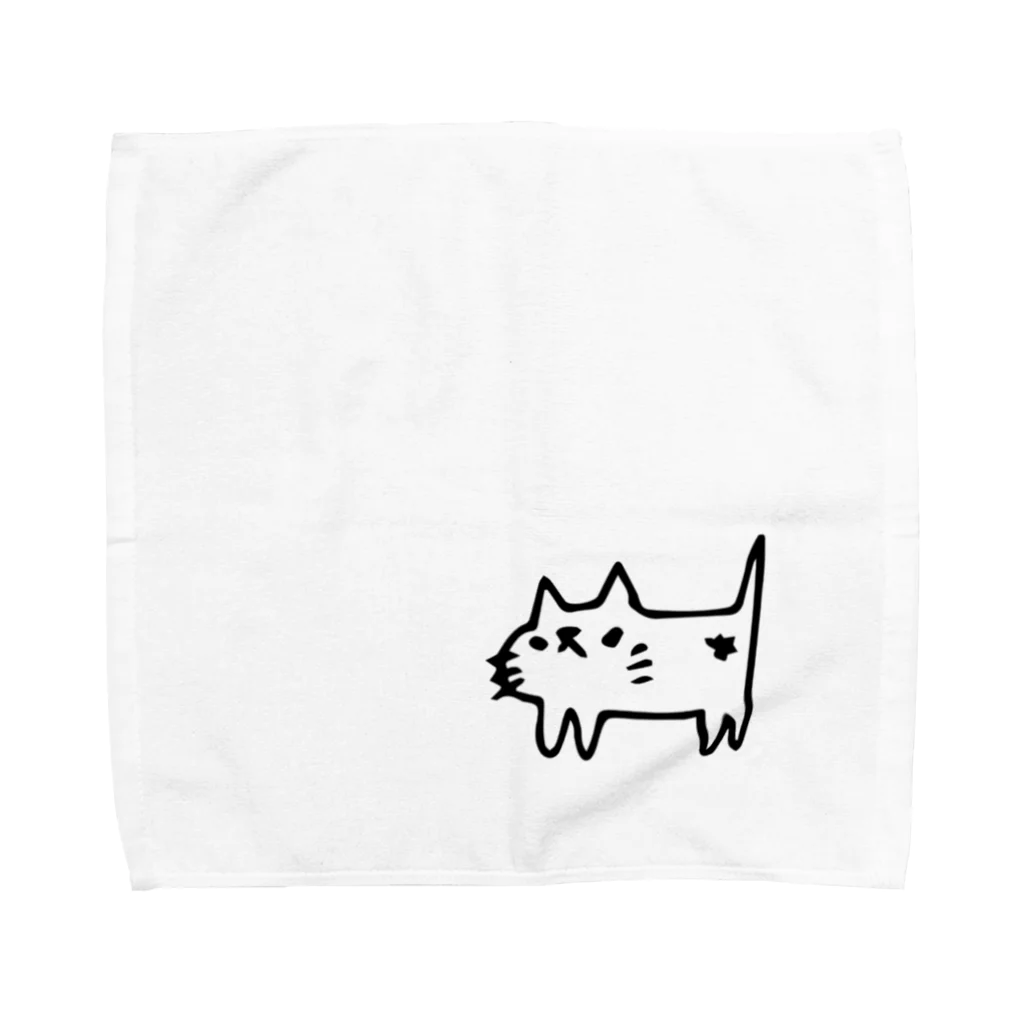 こむにんのコムニタイムのネコ Towel Handkerchief