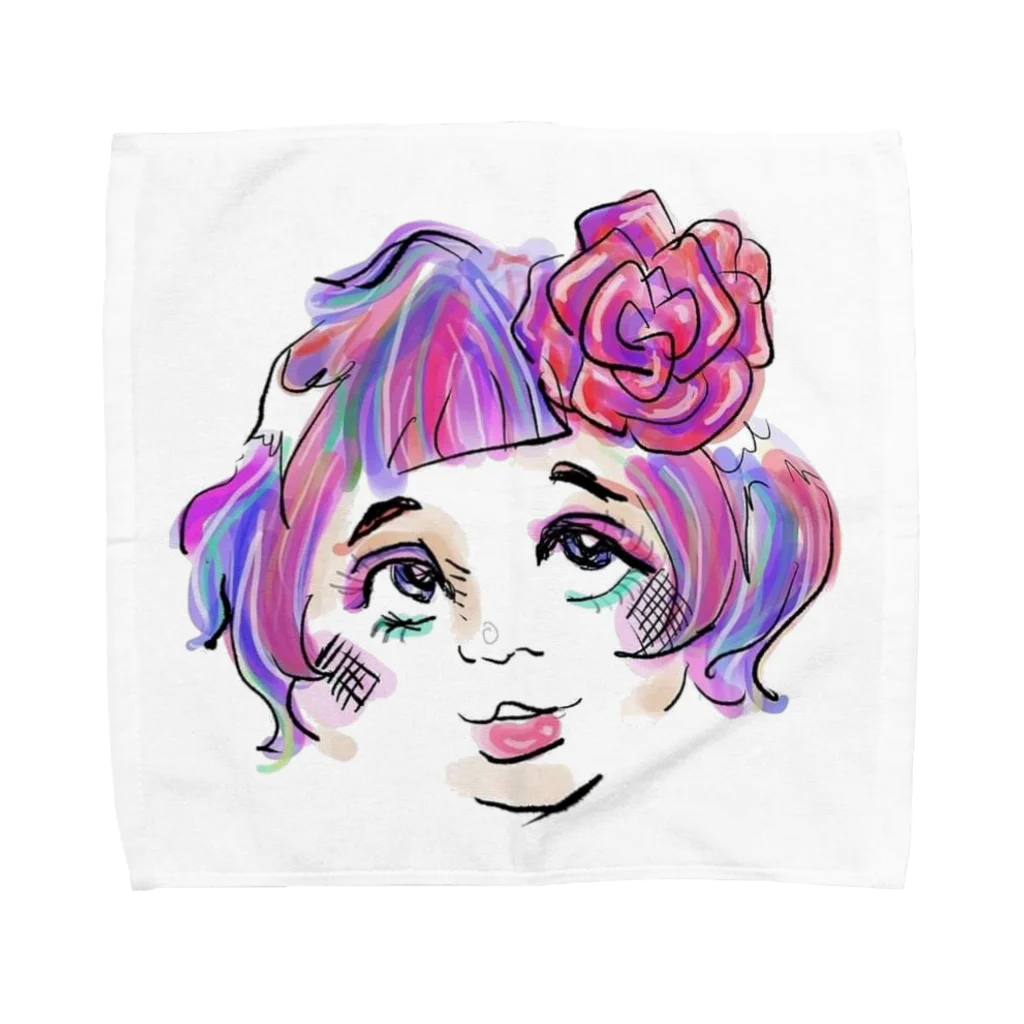 ▲ゆっこ(岩手産のスカイツリー )▲の岩手産のスカイツリーゆっこ Towel Handkerchief