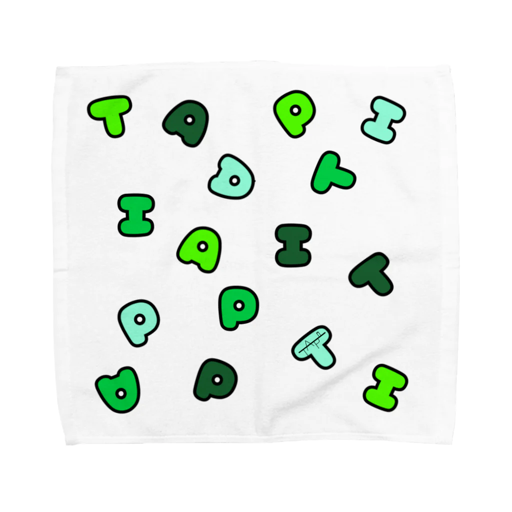 TapiのTAPI(緑) Towel Handkerchief