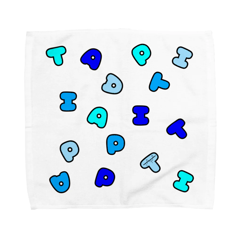 TapiのTAPI(青) Towel Handkerchief