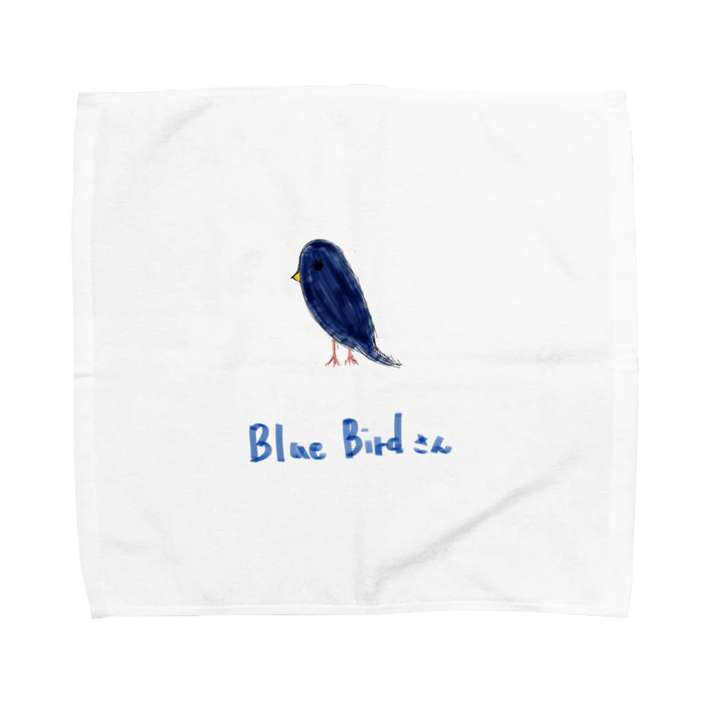 Dream AnimalのBlue Birdさん Towel Handkerchief