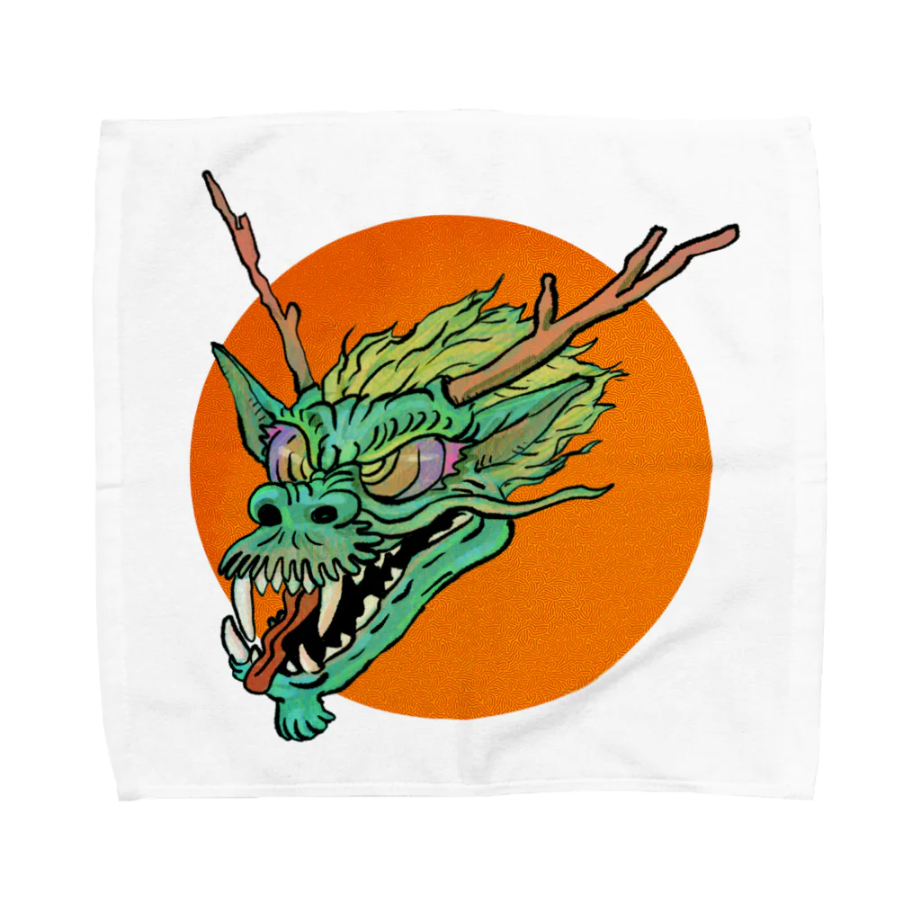 イエネコの龍 Towel Handkerchief