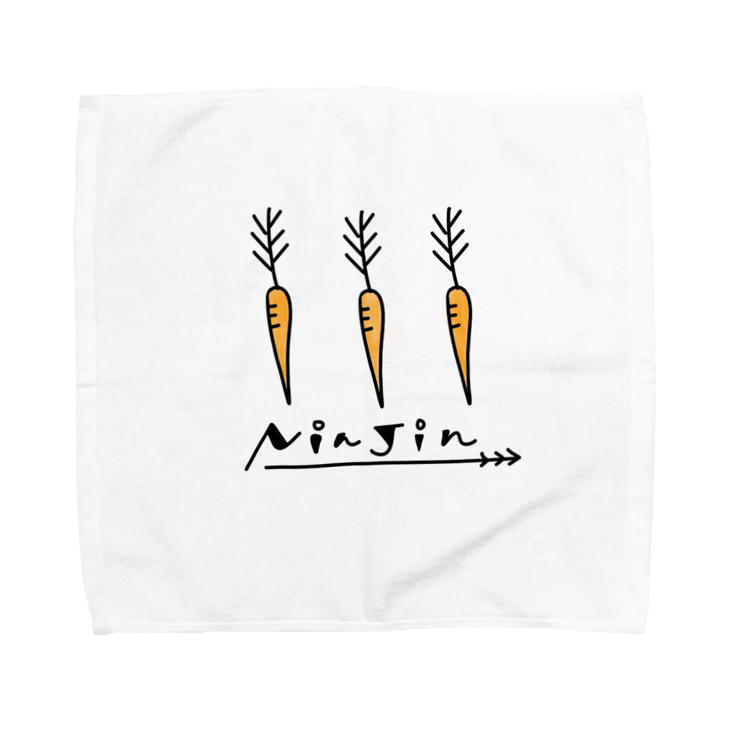 deshikaのにんじん三兄弟 Towel Handkerchief