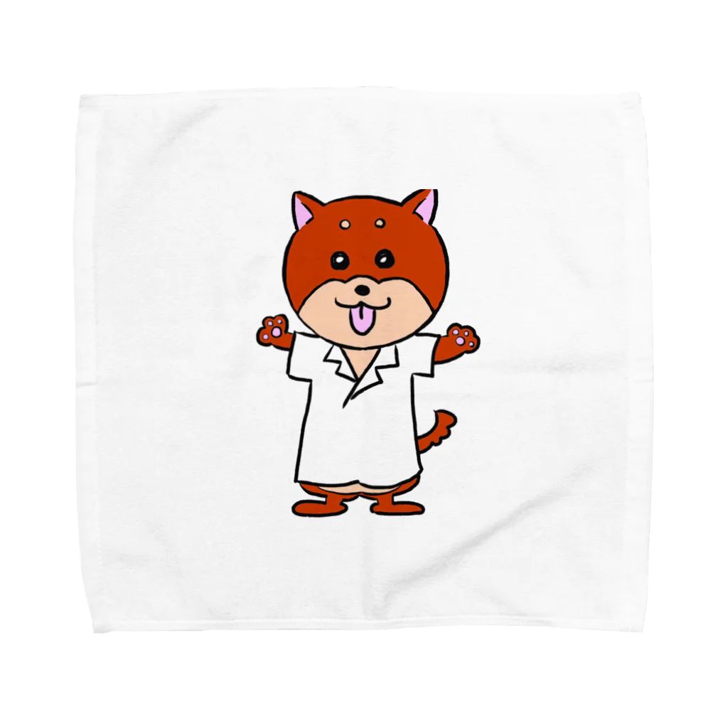 心理学が好きな犬のお店の心理学が好きな犬 Towel Handkerchief