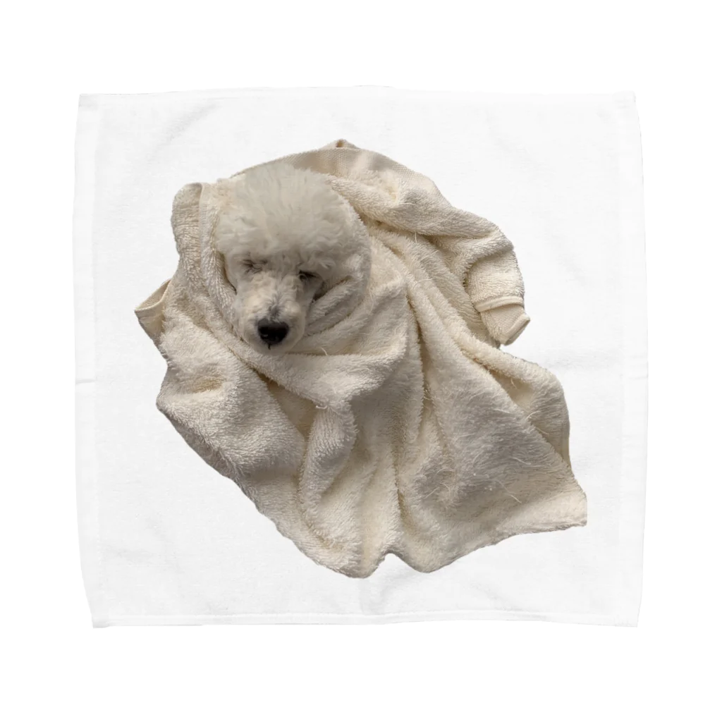 pyooooonsuの包まるプードルくん Towel Handkerchief