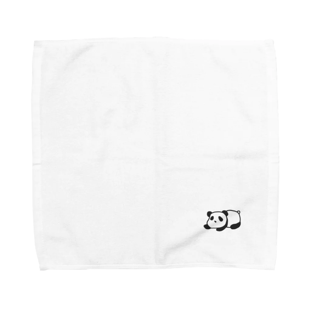 みっこのだらんパンダ Towel Handkerchief