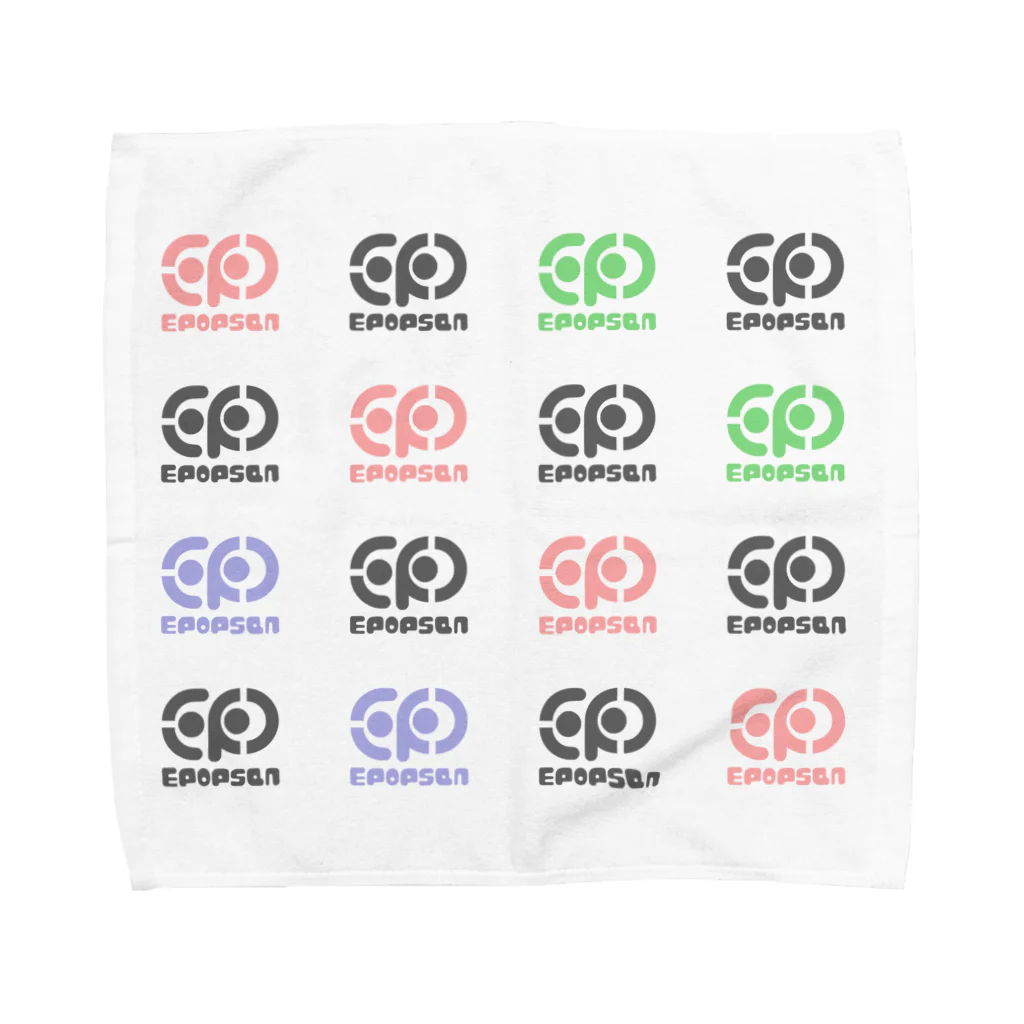 イポップサン-epopsan-のイポップサンロゴマークたくさん1 Towel Handkerchief
