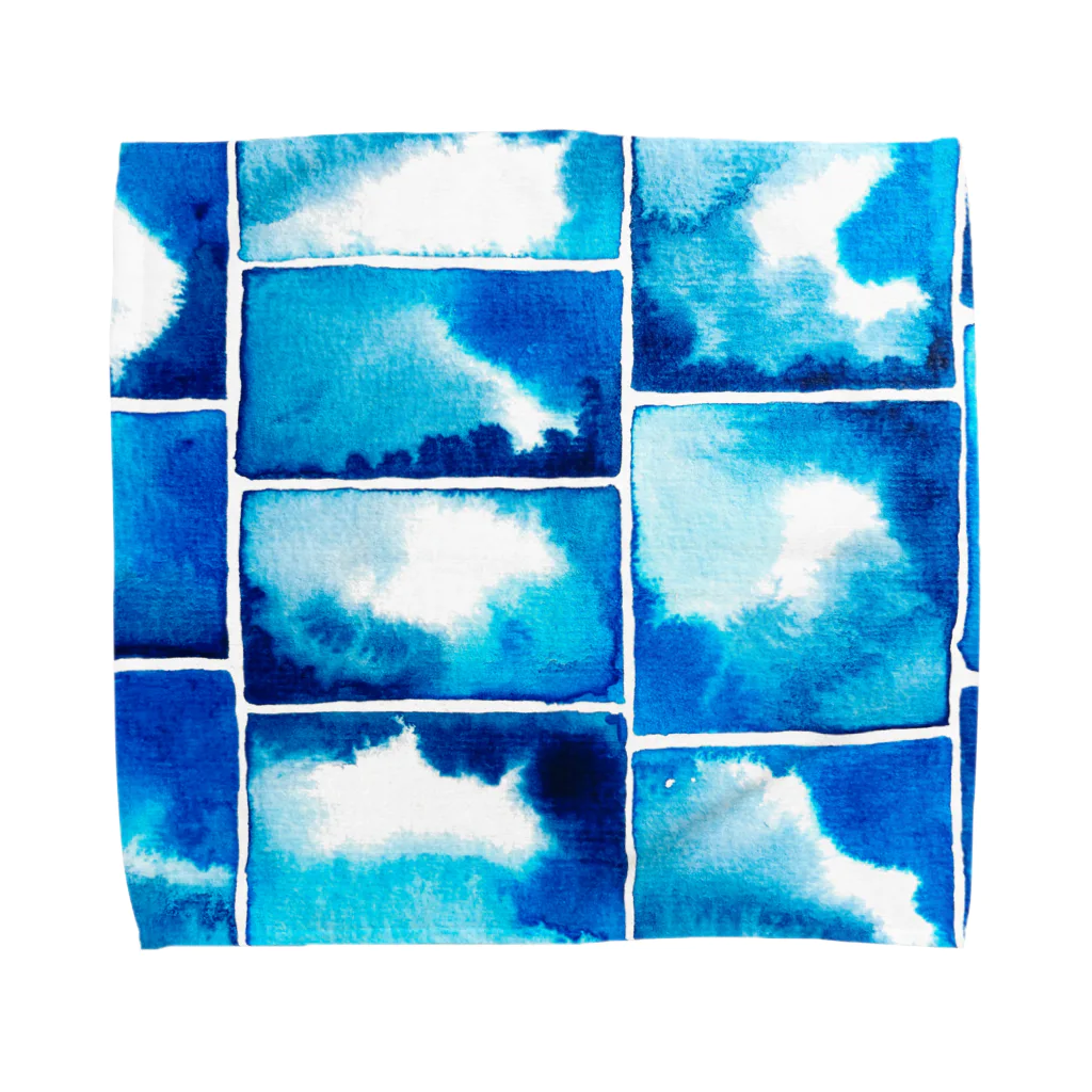 寿のお店やさんの最初の空 Towel Handkerchief