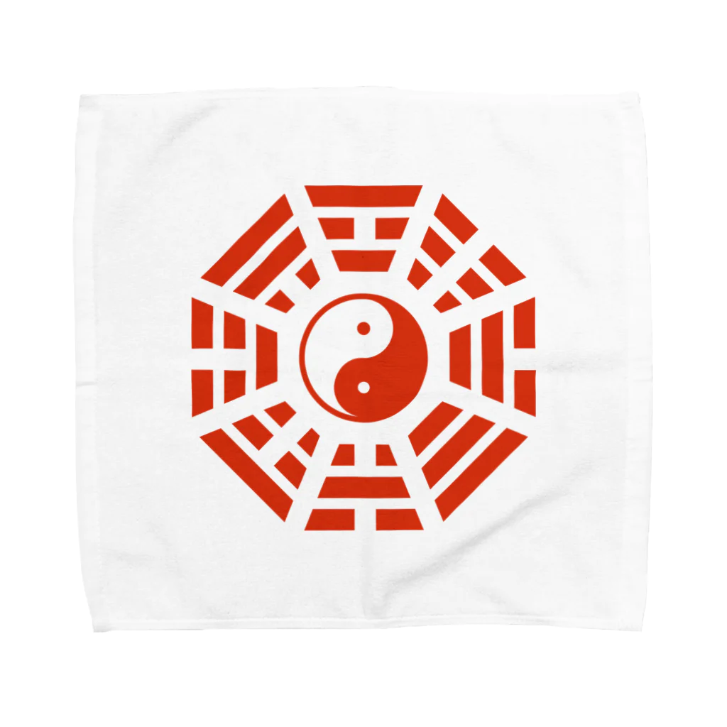 中華呪術堂（チャイナマジックホール）の太極八卦(赤)mini Towel Handkerchief