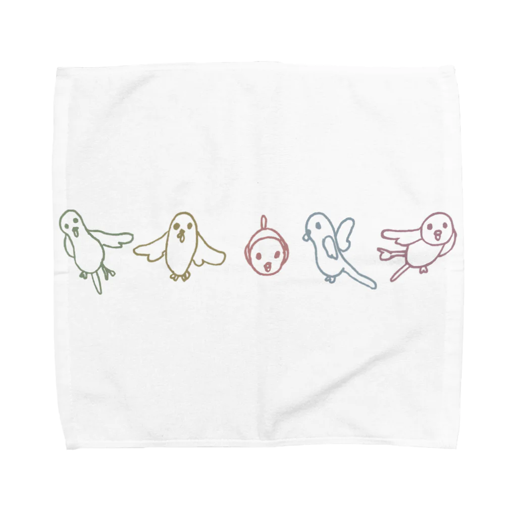 DEKITATEのとり戦隊じゃー Towel Handkerchief