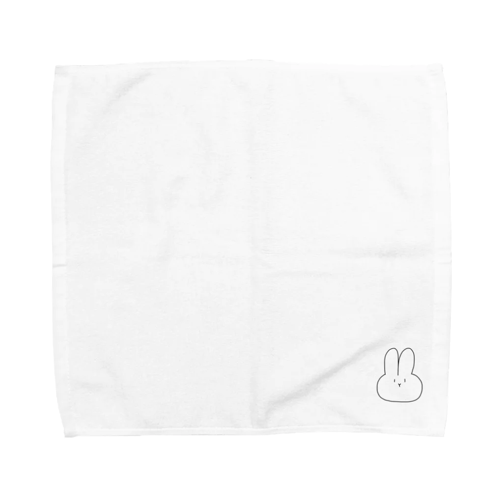 にじゅうよんDのシンプルなうさぎ Towel Handkerchief