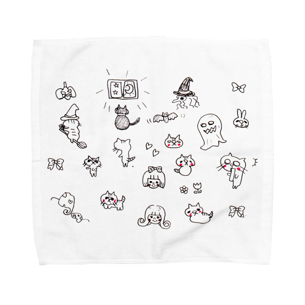 offsumのねこものぐらむ Towel Handkerchief