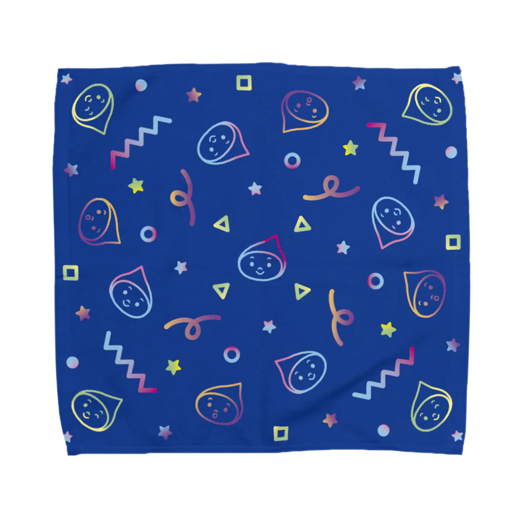 それゆけ！インキちゃん！の夜空のインキちゃん Towel Handkerchief