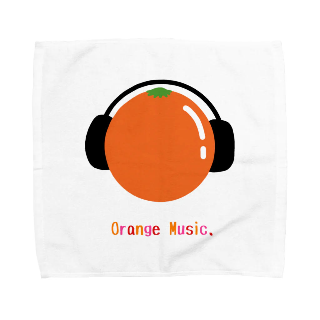 PaP➡︎Poco.a.Pocoのorange music Towel Handkerchief