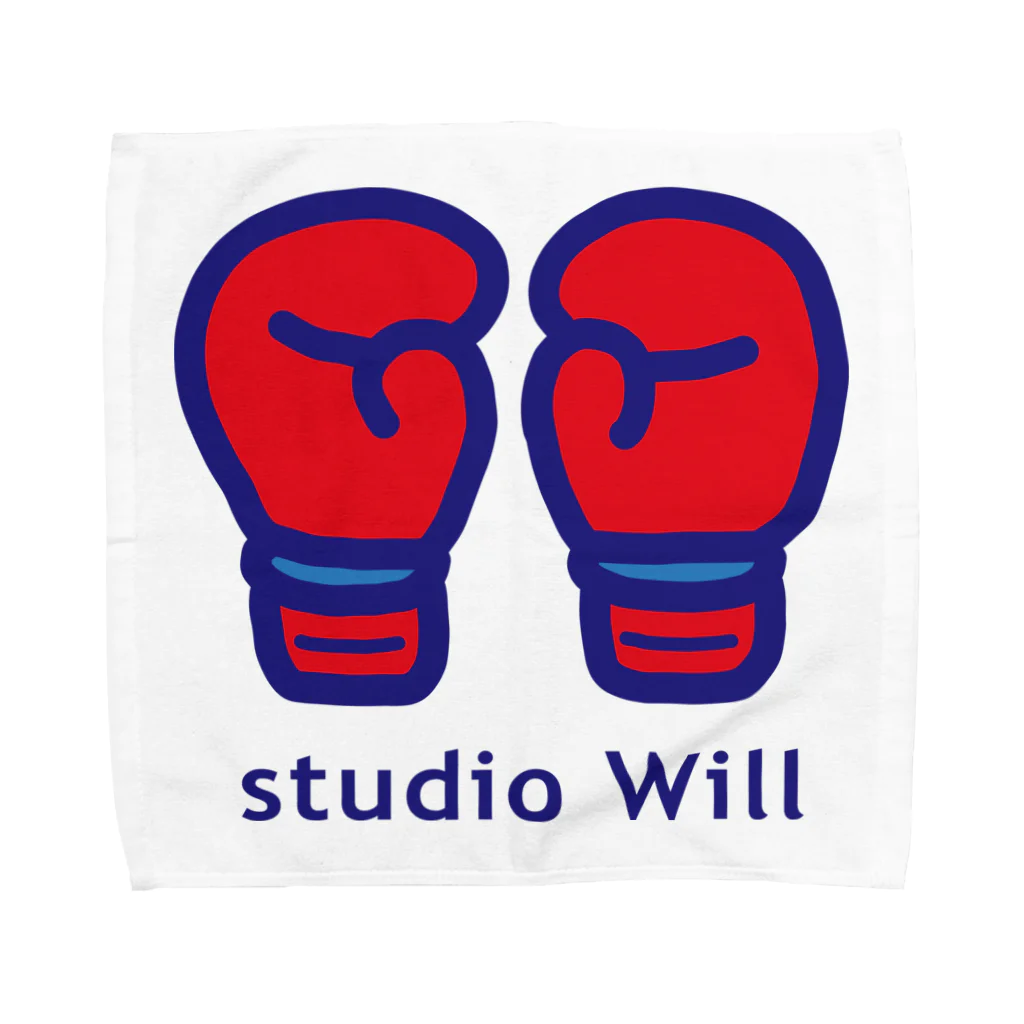 総合格闘技・フィットネス studio Willのstudio Will×INGRID 1タオルハンカチL タオルハンカチ
