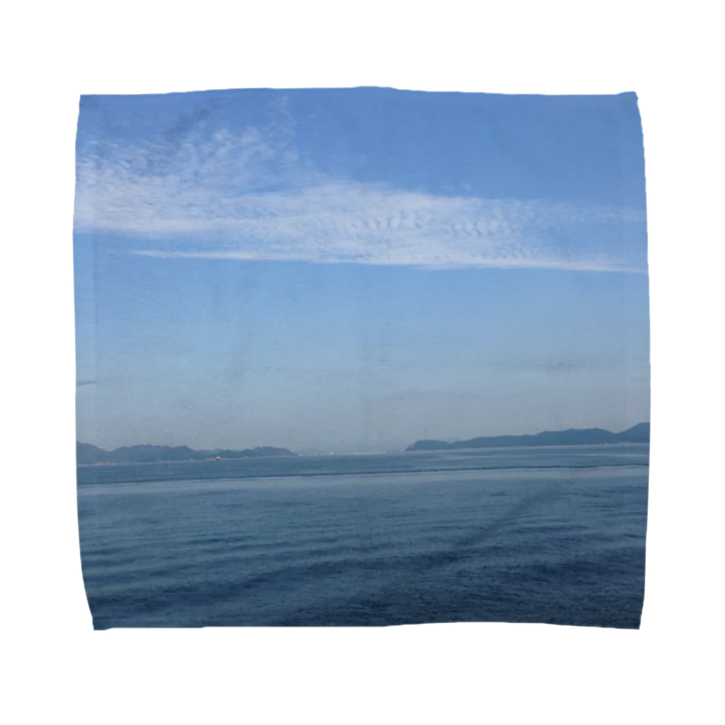 ❦優希♭エアー団①♬Ж固定ツイRTお願いの空&海のオリジナルタオル‼️ Towel Handkerchief