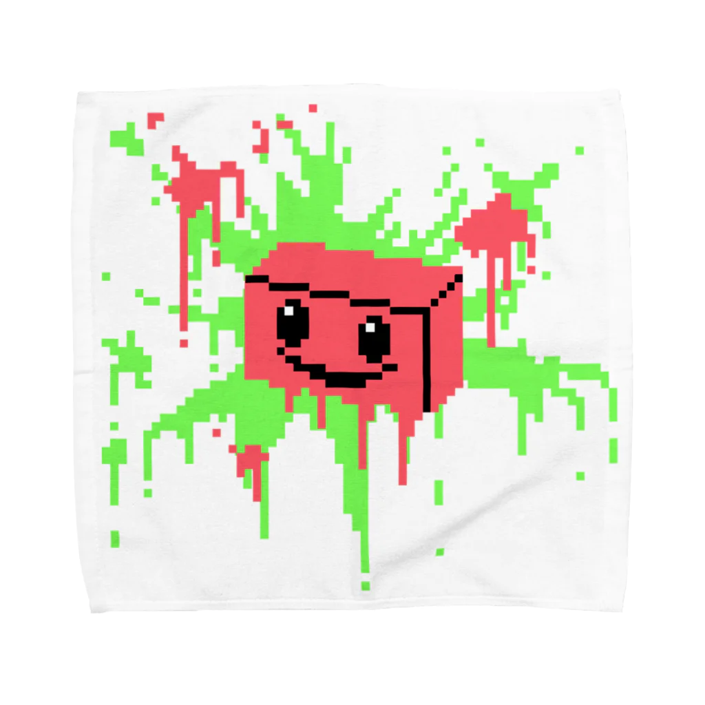 マッキーノ™のDot.きゅーびっくん（Color3） Towel Handkerchief