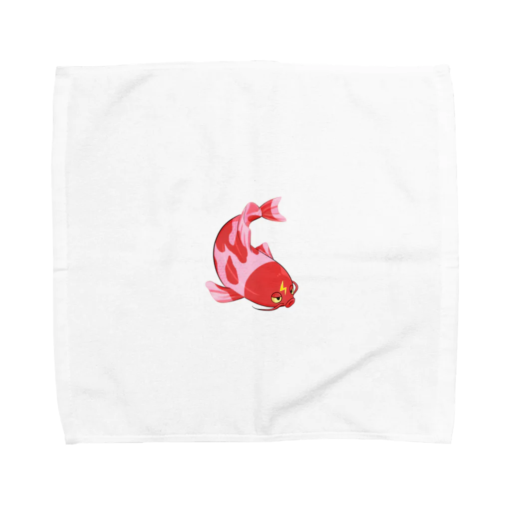 プラズマコイの雷鯉 Towel Handkerchief