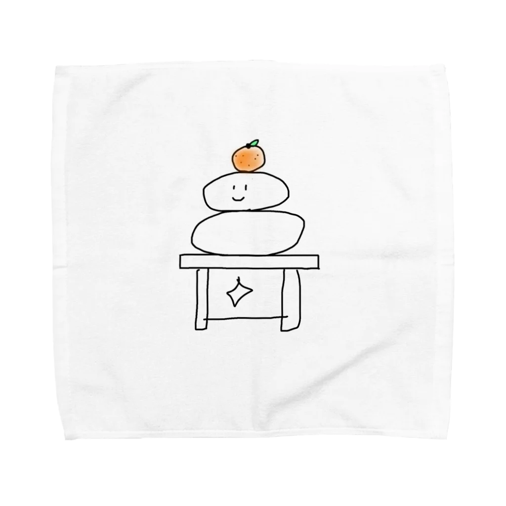 さかみーショップの鏡餅くん Towel Handkerchief