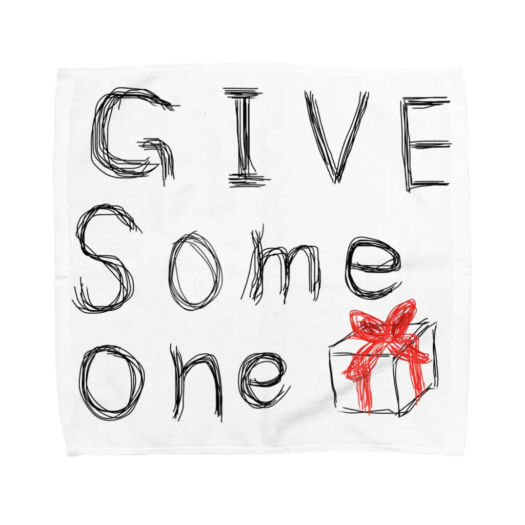 Christmas TailorのPresent to someone Towel Handkerchief
