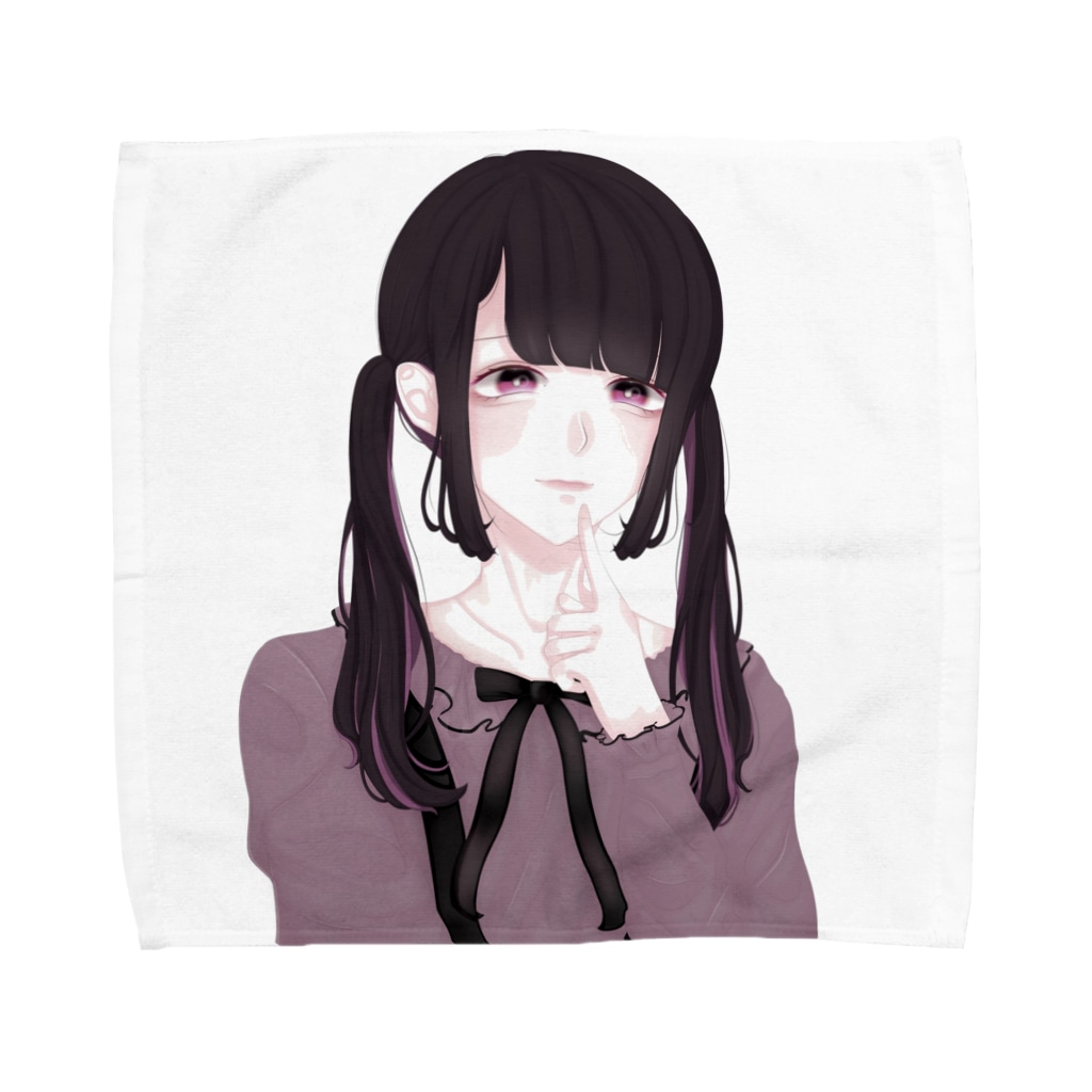 地雷系女子 Towel Handkerchief By Chiu Suzuri