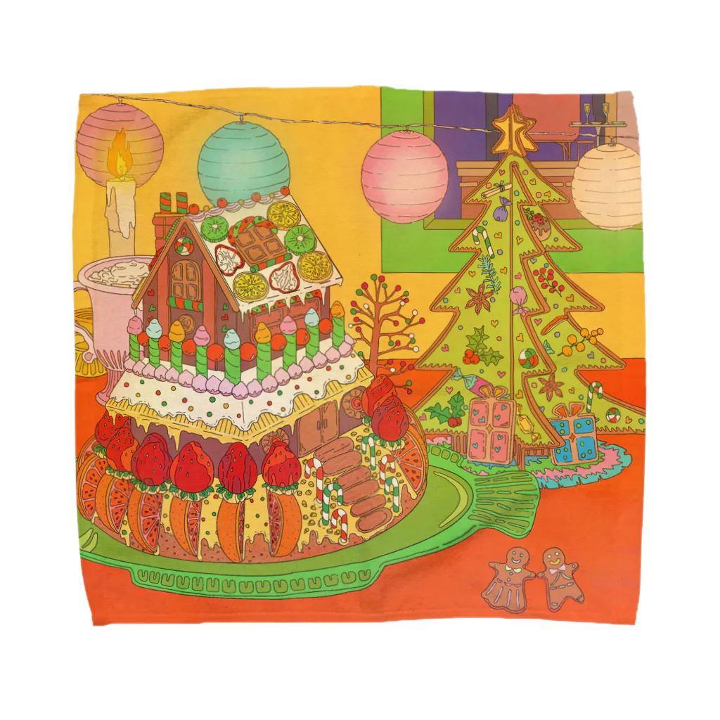 Mirai GotoのChristmas cake & cookie Towel Handkerchief