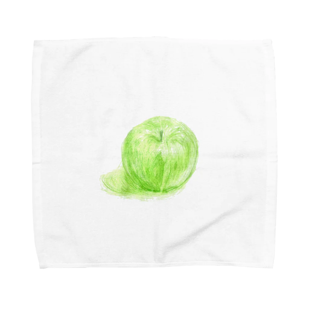 App officialのノートに描いたリンゴ Towel Handkerchief