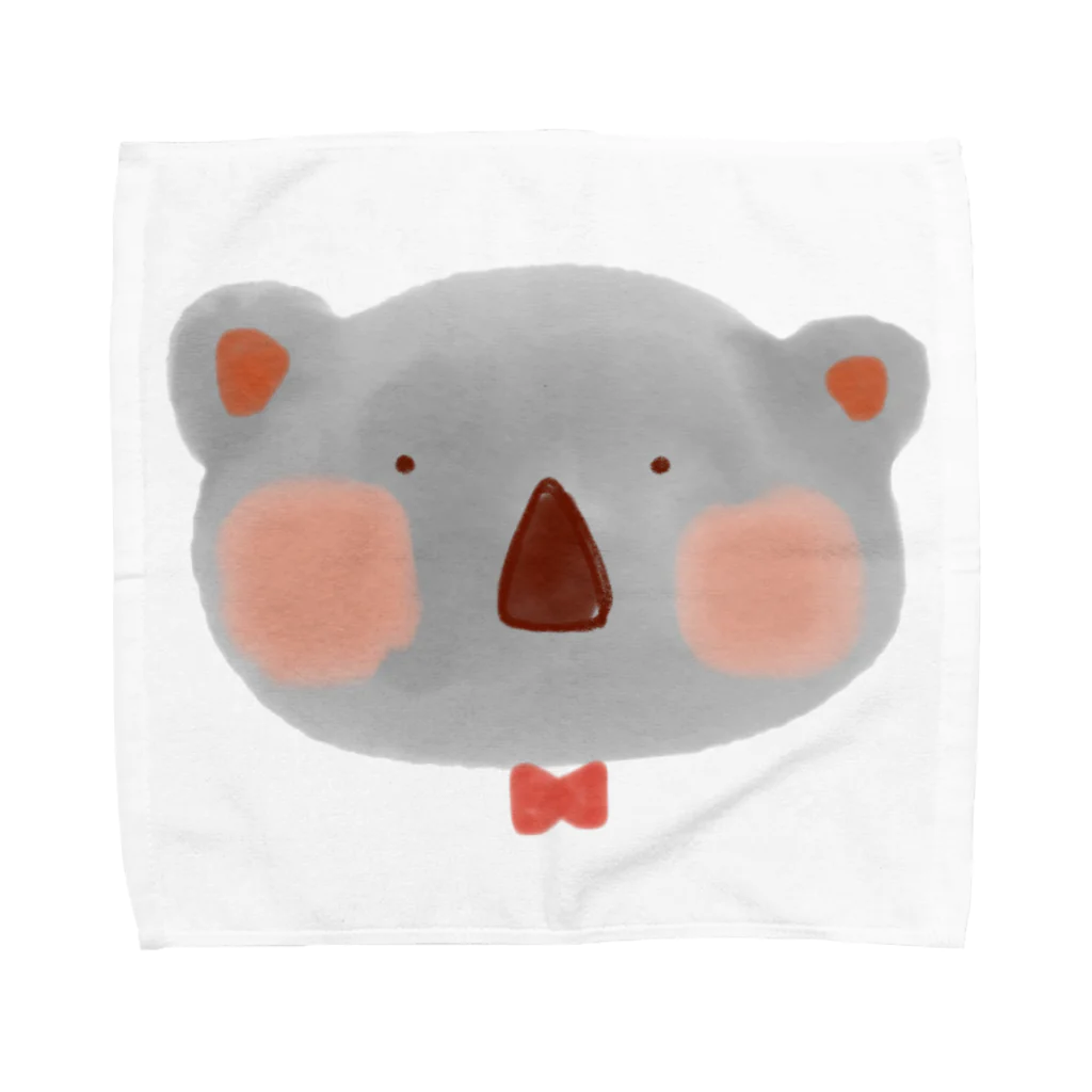 イラストレーター yasijunの水彩コアラちゃん(face)　C Towel Handkerchief