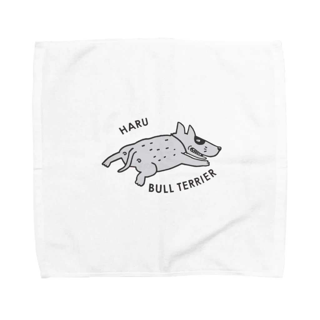 erumaのBULL TERRIER HARU タオルハンカチ