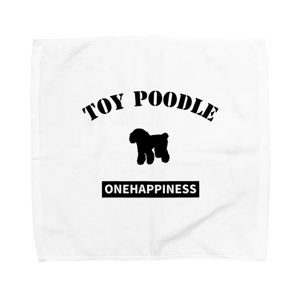 onehappinessのトイプードル　ONEHAPPINESS Towel Handkerchief