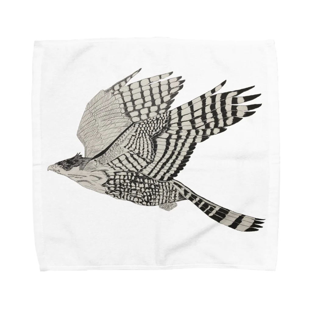 Coshi-Mild-Wildのクマタカ Towel Handkerchief