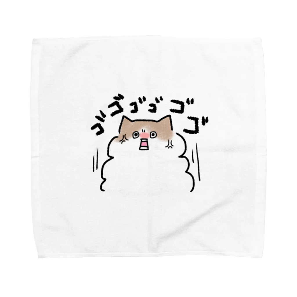 もふもふにゃんずのお怒り猫レイくん Towel Handkerchief