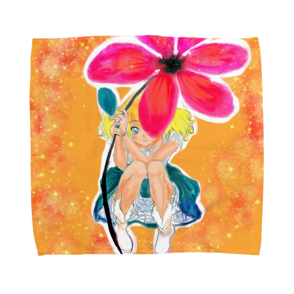 おとぼけ姉さんSHOPのニンフ〜花の妖精〜 Towel Handkerchief