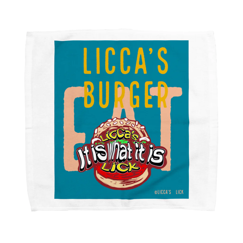 Licca's Lickのリッカーズバーガーeat Towel Handkerchief