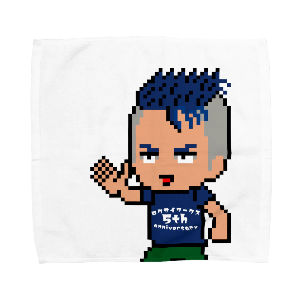 ロクサイワークスのおいっす！ロクサイさん:5周年Ver Towel Handkerchief