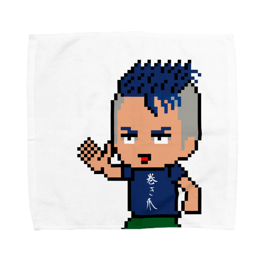 ロクサイワークスの巻き爪ロクサイさん Towel Handkerchief