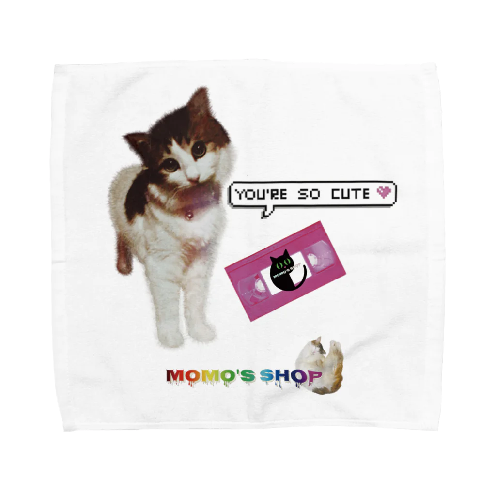 𝙈𝙊𝙈𝙊'𝙨 𝙎𝙝𝙤𝙥のYou're so cute💓 Towel Handkerchief