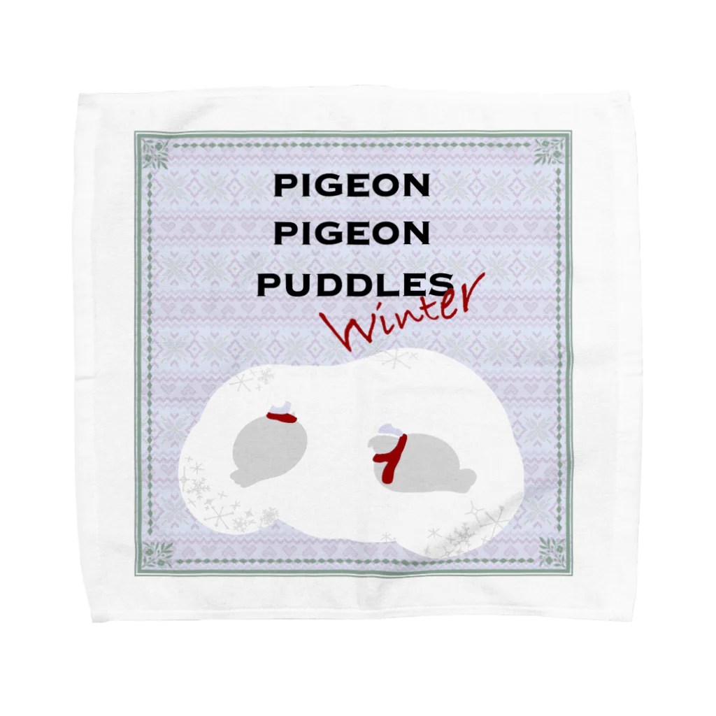 PIGEON PIGEON PUDDLESのP.P.P.Winter タオルハンカチ