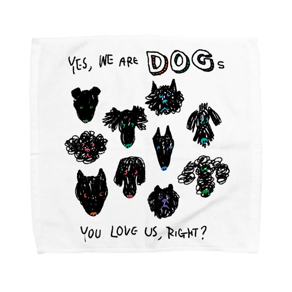 mya-mya=MIYA JUNKO's shop 02のYou love us, right? Towel Handkerchief