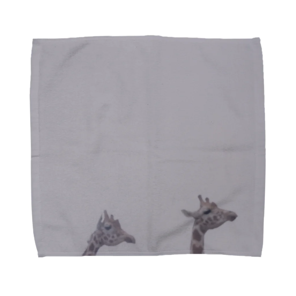 PORTONE, ART, LABORATORY.のFog and giraffe Towel Handkerchief