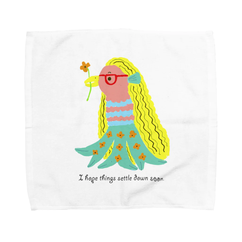 CUTIE　BOXのアマビエちゃん Towel Handkerchief