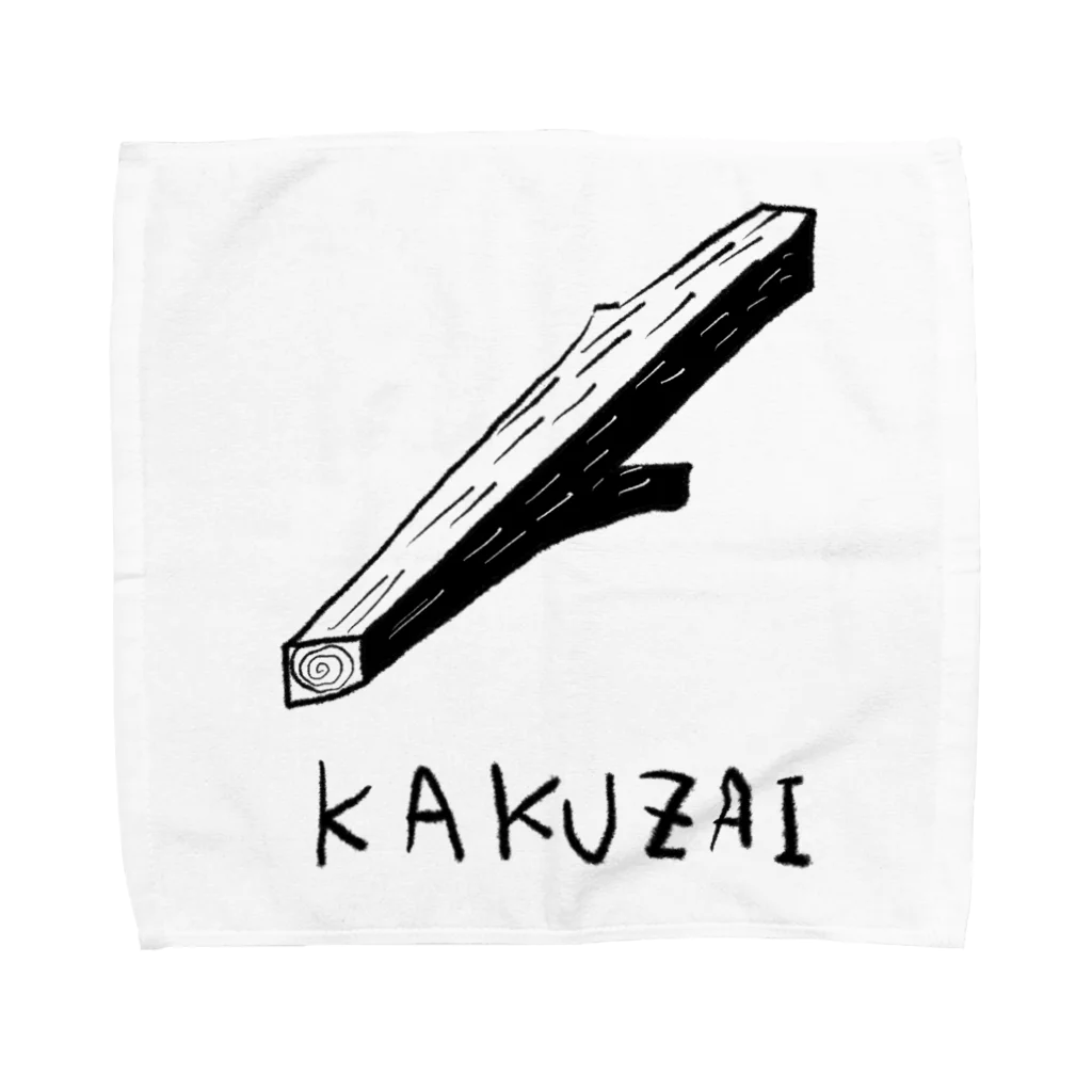 イエネコの角材 Towel Handkerchief