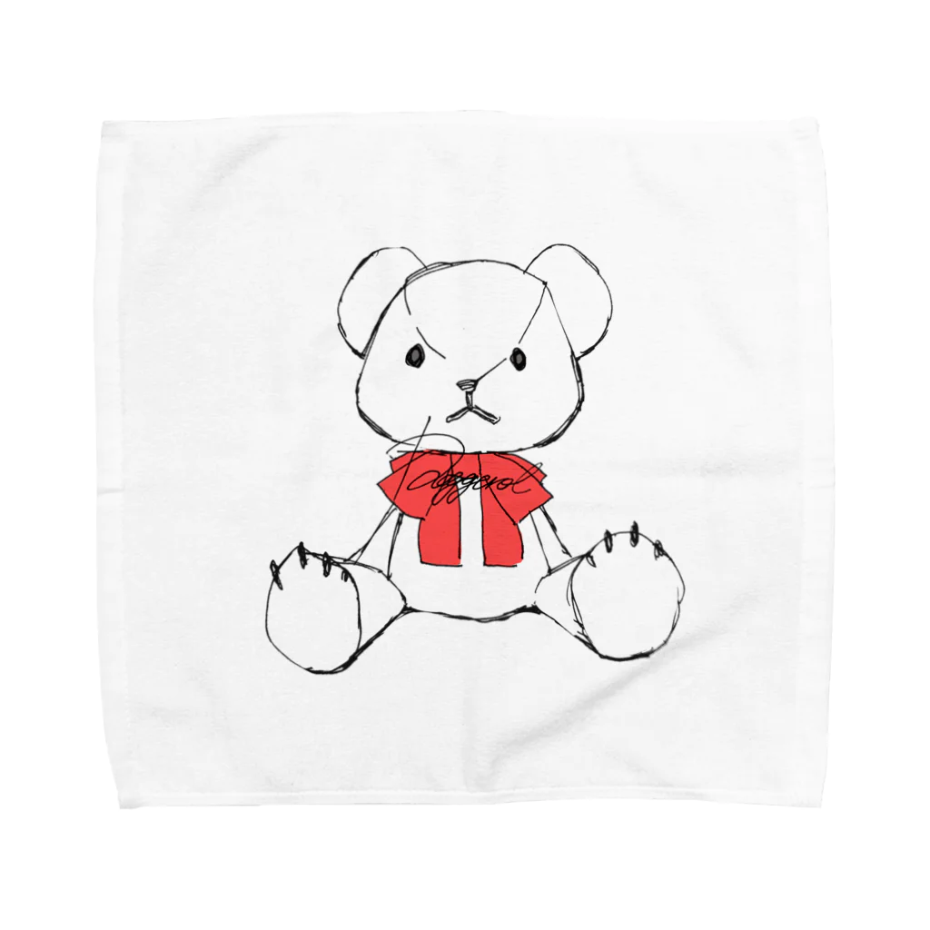 Doggerelのくま（しろ）🧸 Towel Handkerchief