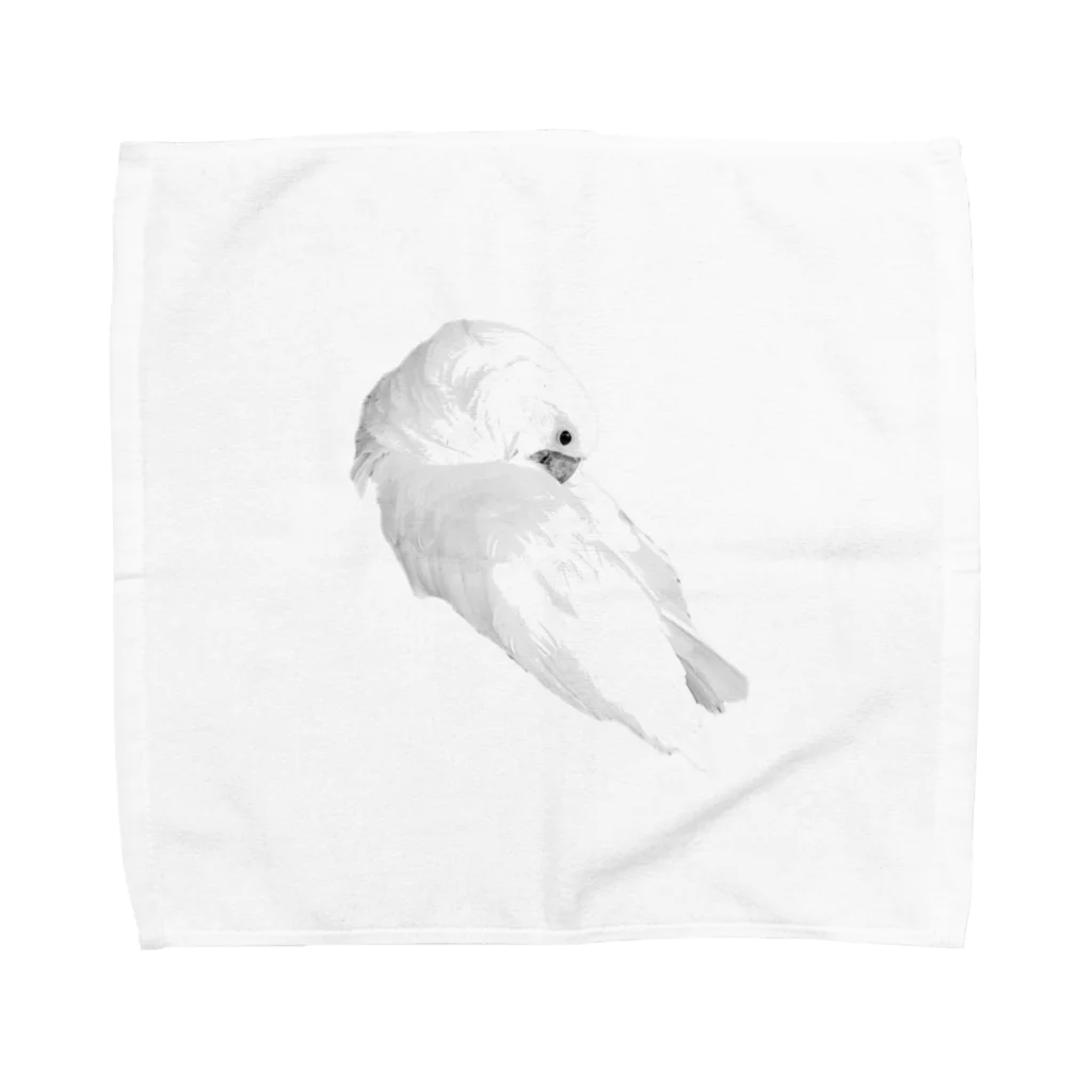 おうむグッズのタイハクオウム Towel Handkerchief