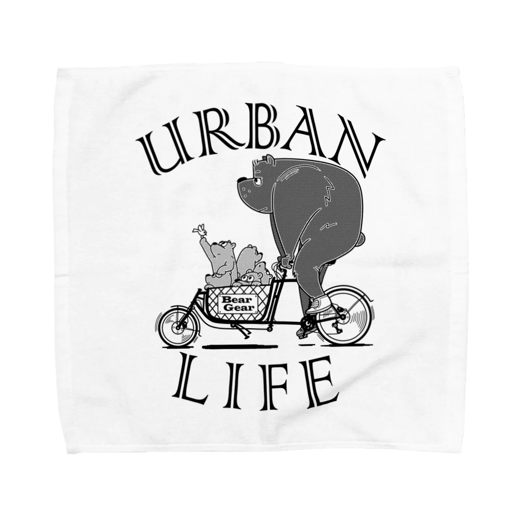 nidan-illustrationの"URBAN LIFE" #1 Towel Handkerchief